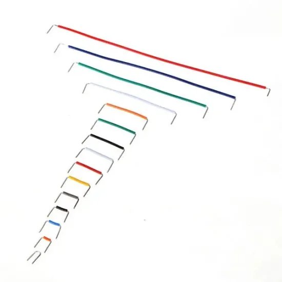 3 x 140pcs U Shape Solderless Breadboard Jumper Cable Dupont Wire  Shield