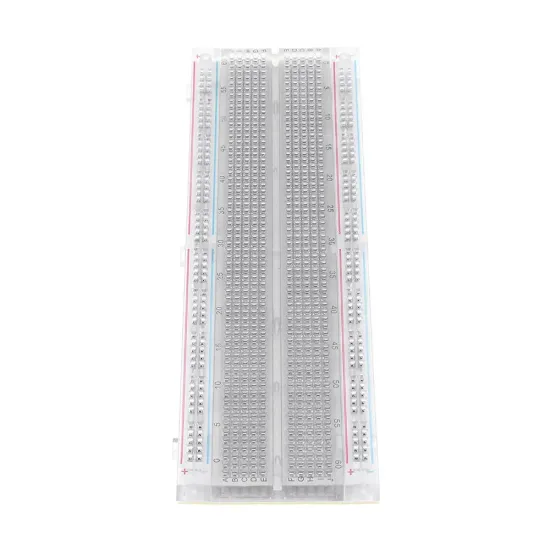 3pcs MB-102 MB102 Transparent Breadboard 830 Point Solderless PCB Bread Board Test Develop DIY