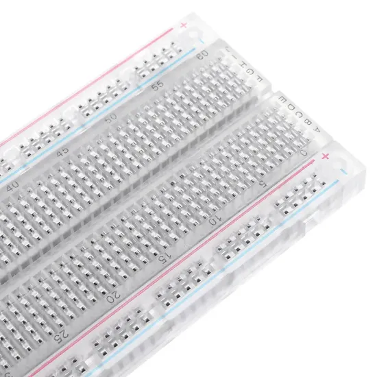 3pcs MB-102 MB102 Transparent Breadboard 830 Point Solderless PCB Bread Board Test Develop DIY