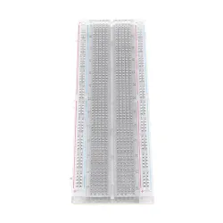 MB-102 MB102 Transparent Breadboard 830 Point Solderless PCB Bread Board Test Develop DIY