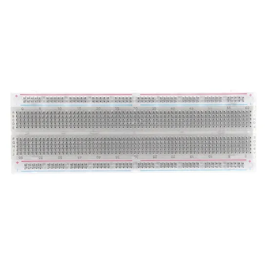 MB-102 MB102 Transparent Breadboard 830 Point Solderless PCB Bread Board Test Develop DIY