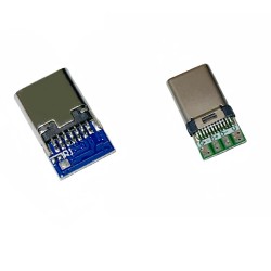 Double-sided positive and negative Type-C mother head/male head test board USB 3.1 with PCB board mother seat connector four