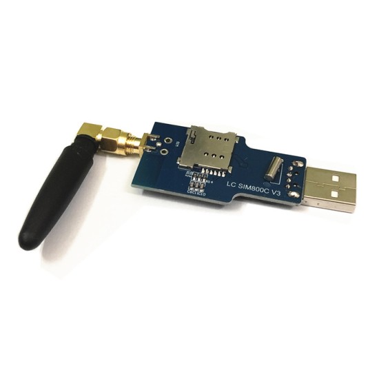 USB to GSM serial port GPRS SIM800C module with Bluetooth computer control call