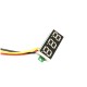 0.28-inch ultra-small digital DC voltage header can be adjusted for three-line DC0-100V battery voltage table