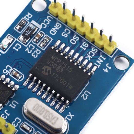 MCP2515 CAN bus module TJA1050 receiver SPI protocol 51 single -chip machine program routine