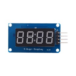 4 -digit digital tube display module LED brightness can be adjusted with the clock accessories, the building block TM1637 driver