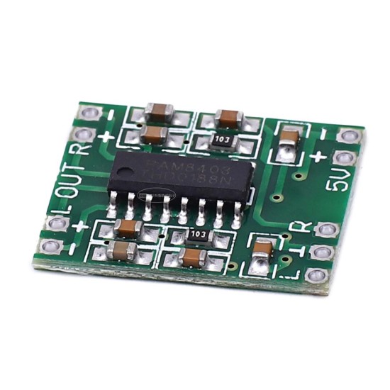 Ultra -micro digital workplace 2*3W D class PAM8403 amplifier board 2.5 ～ 5V can be power supply