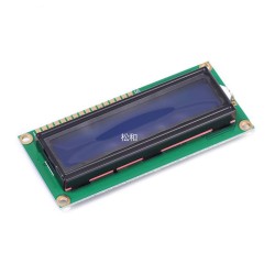 Blue screen 1602A LCD LCD LCD Blue 5V White Font Backlight LCD1602