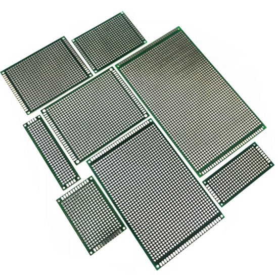 Double -sided tin -plated thickness 1.6 High -quality glass fiber plate spraying experiment board PCB 2.54 spacing cave plate