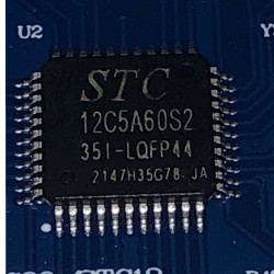 STC12C5A60S2 small system board 51 single -chip machine STC12 dual serial port core development learning board