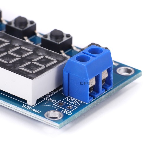 Trigger loop fixed -time switch circuit dual MOS control board instead of continuous electrical module 12