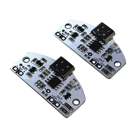 The new Type-C platform lamp circuit board USB charging three-gearless dimming LED touch light night light control module