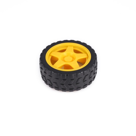 Rubber wheel/robot/trace trace line small car accessories smart small car tire chassis chassis 40g