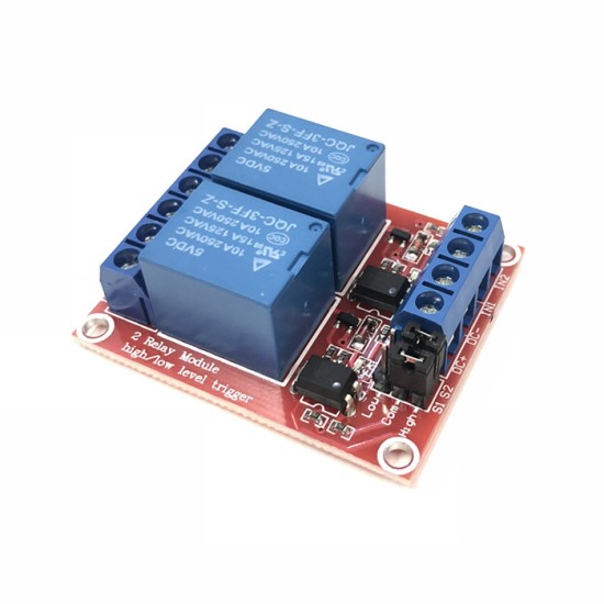 1 2 4 8 8V12V24V relay module with light coupling isolation support high and low level trigger development board