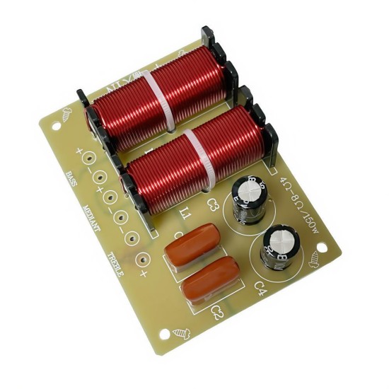 HIFI -level high -tech low voices 3 -way frequency division DIY home theater audio speaker modified 150W high -power division board