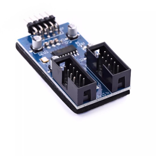 Motherboard 9 -needle USB2.0 Extension 9PIN Trip Double 9PIN Desktop Mainboard HUB hub converter