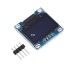 0.96 -inch LCD I2C IIC communication 128*64 OLED display module white yellow and blue two -color