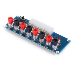 XH-M229 tablearbox power supply ATX rotary panel takes the electric board and leads the module power supply output wiring column