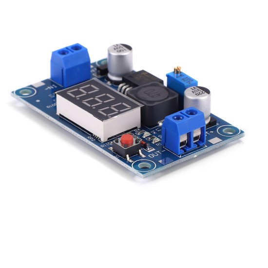 LM2596 DC-DC adjustable antihypertensive module with voltage meter display LM2596S voltage voltage power supply module