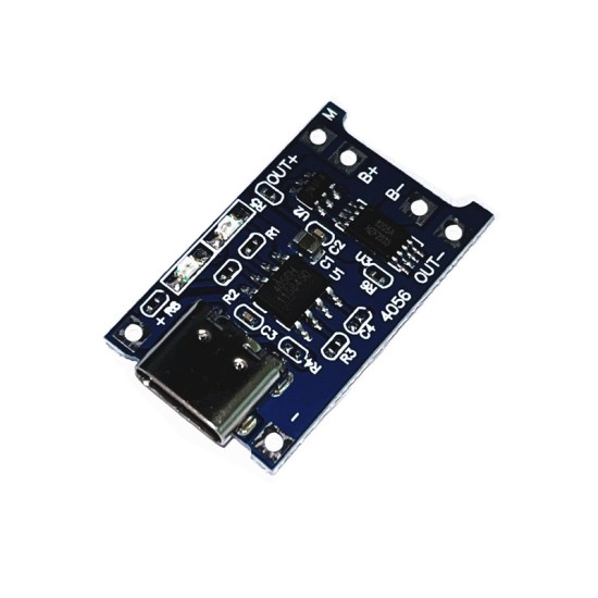 TP4056 1A lithium battery charging board module Type-C USB interface charging protection second-in-one