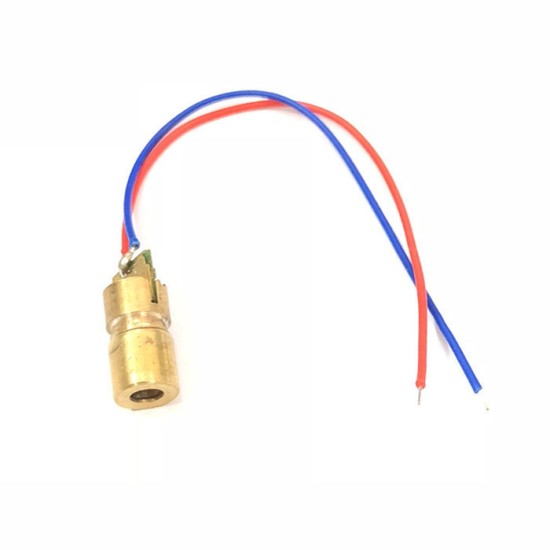 5V laser head laser diode dot -shaped copper semiconductor laser tube 6mm outer diameter