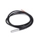 Stainless steel packaging waterproof type DS18B20 temperature probe temperature sensor 18b20 1 meter/2 meters/3 meters