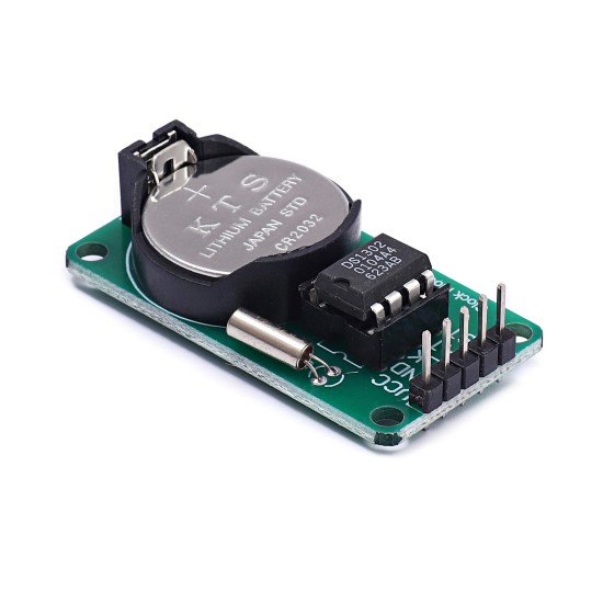 DS1302 real time module with a battery CR2032 When powering away, electronic component module