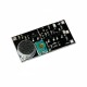 Micro FM transmission module with a microphone black wireless frequency regulating module wireless microphone launcher wireless monitoring board