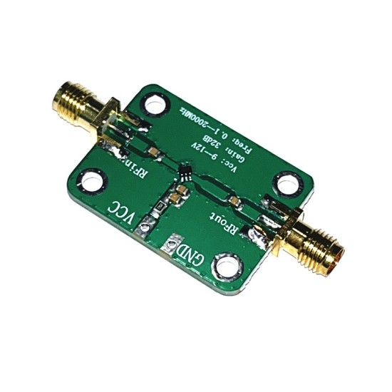 RF broadband amplifier low noise release LNA (0.1-2000MHz gain 30DB) spot