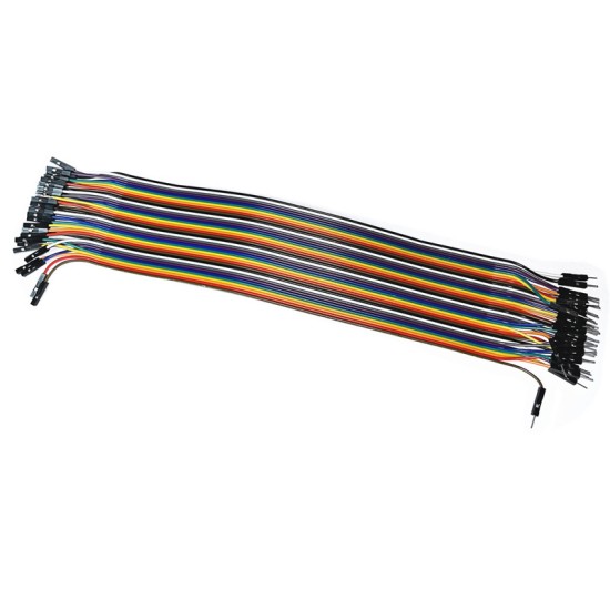 40P color DuPont line long 30cm male head panel connection line 2.54mm m5