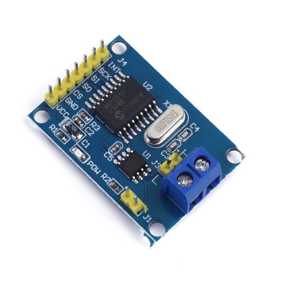 MCP2515 CAN bus module TJA1050 receiver SPI protocol 51 single -chip machine program routine