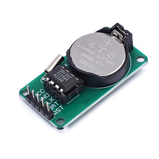 DS1302 real time module with a battery CR2032 When powering away, electronic component module