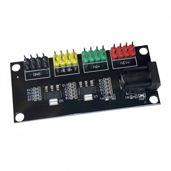 Stabilization power supply module Multi-road output voltage conversion board DC-DC DC 12V to 3.3V 5V 12V