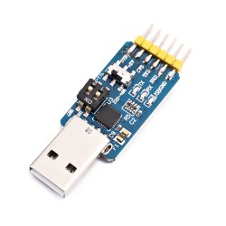 Six -in -one multi -function serial port module CP2102 USB to TTL485 232 mutual to 3.3V/5V compatibility