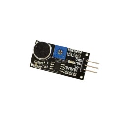 Black sound detection sensor module sound sensor smart vehicle dedicated