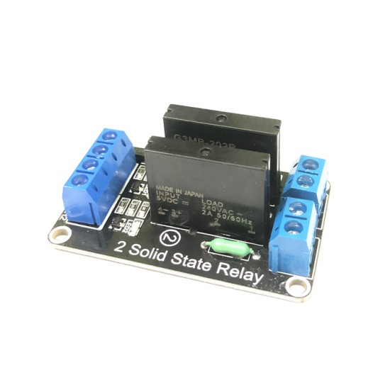 2 Low 5V Low -level Solid -state Rept Electric Module Turn with a fuse solid -state relay 250V2A