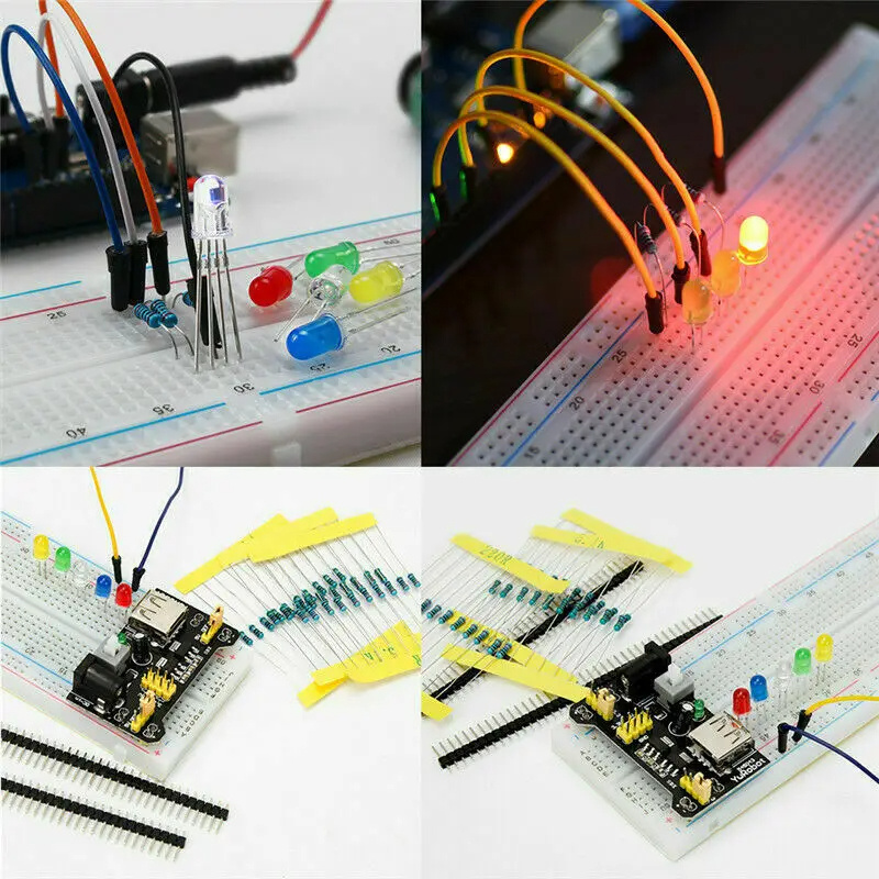 830-hole-Breadboard-Kit-Electronic-Components-Starter-Pack-with-Jumper-Wires-LEDs-Resistors-Compatible-with-ArduinoUNO-R3-2023235-3